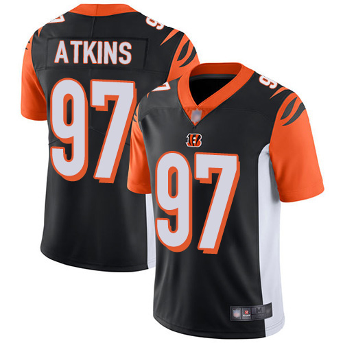 Cincinnati Bengals Limited Black Men Geno Atkins Home Jersey NFL Footballl #97 Vapor Untouchable->cincinnati bengals->NFL Jersey